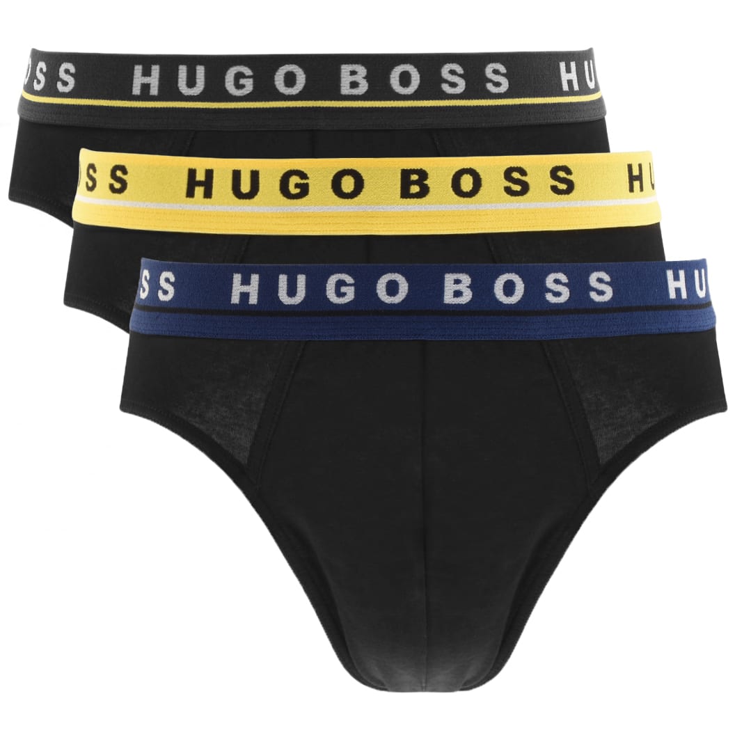 Alternative Image for ProductBOSS Underwear Triple Pack Briefs Black1